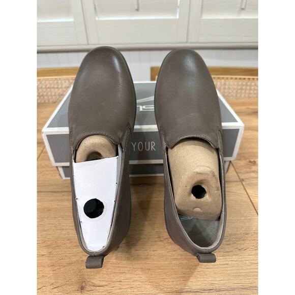 Dansko Linley Burnished Calf Grey Slip Ons Leather Sz 9.5/10 US NIB Arch Support - Picture 11 of 15